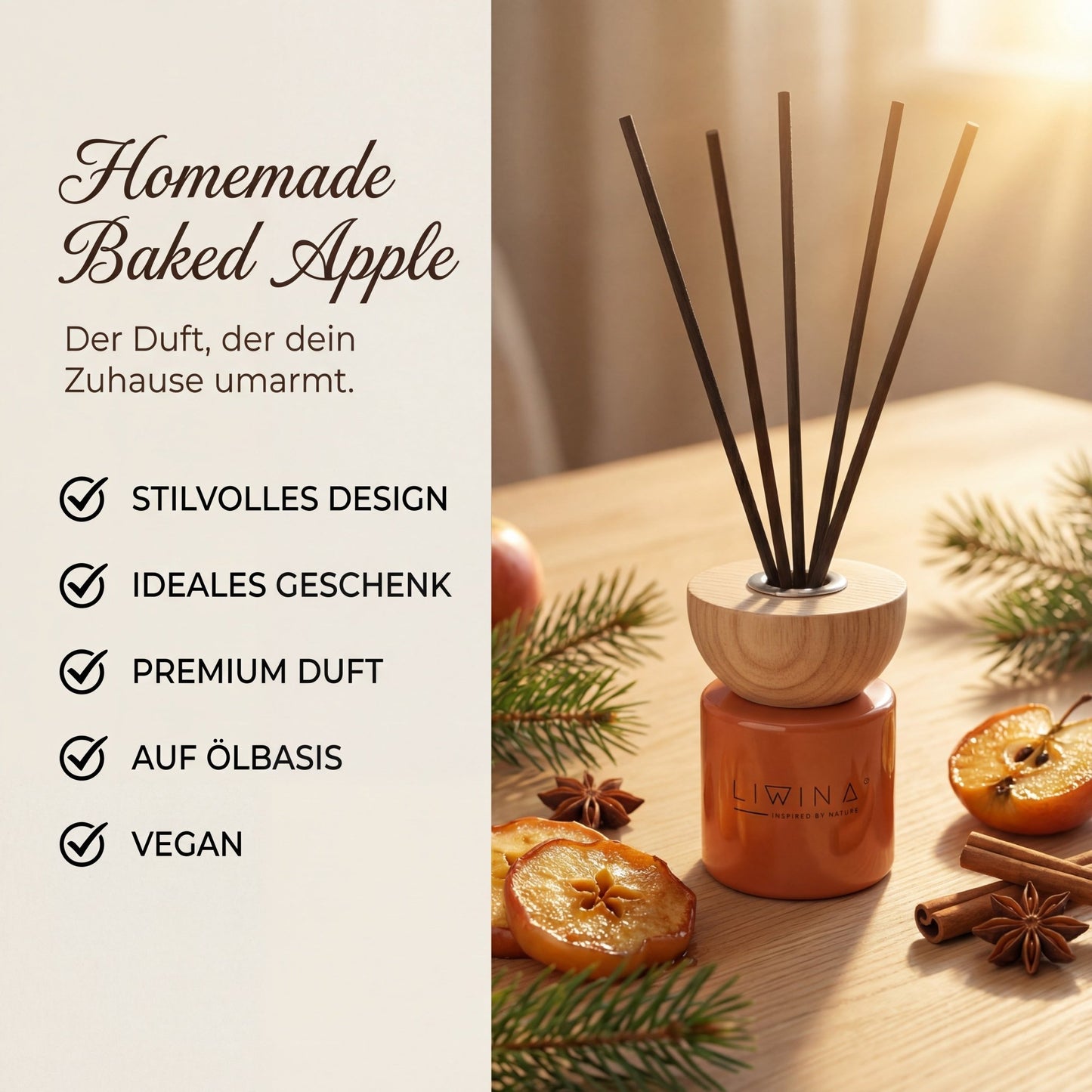 Raumduft: Homemade Baked Apple - Liwina.de
